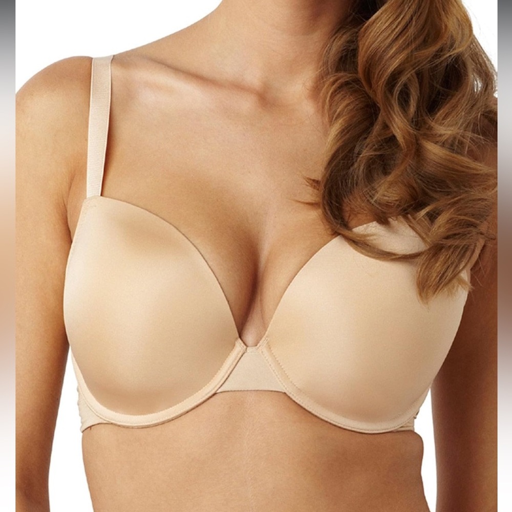 Panache Porcelain Elan Moulded Plunge Bra - Nude - 32I
